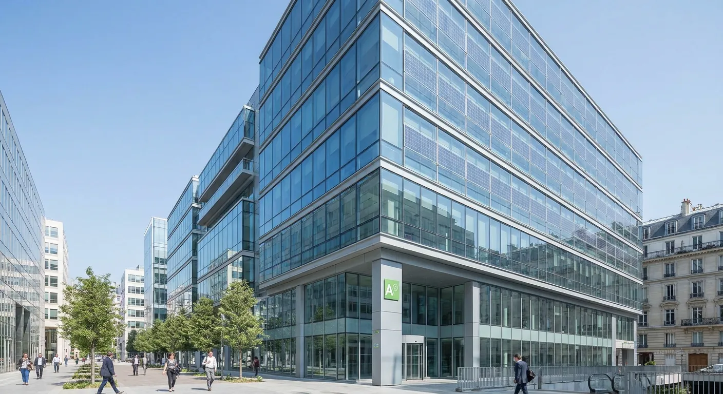 Bâtiment tertiaire concerné par le décret tertiaire (immeuble de bureaux)