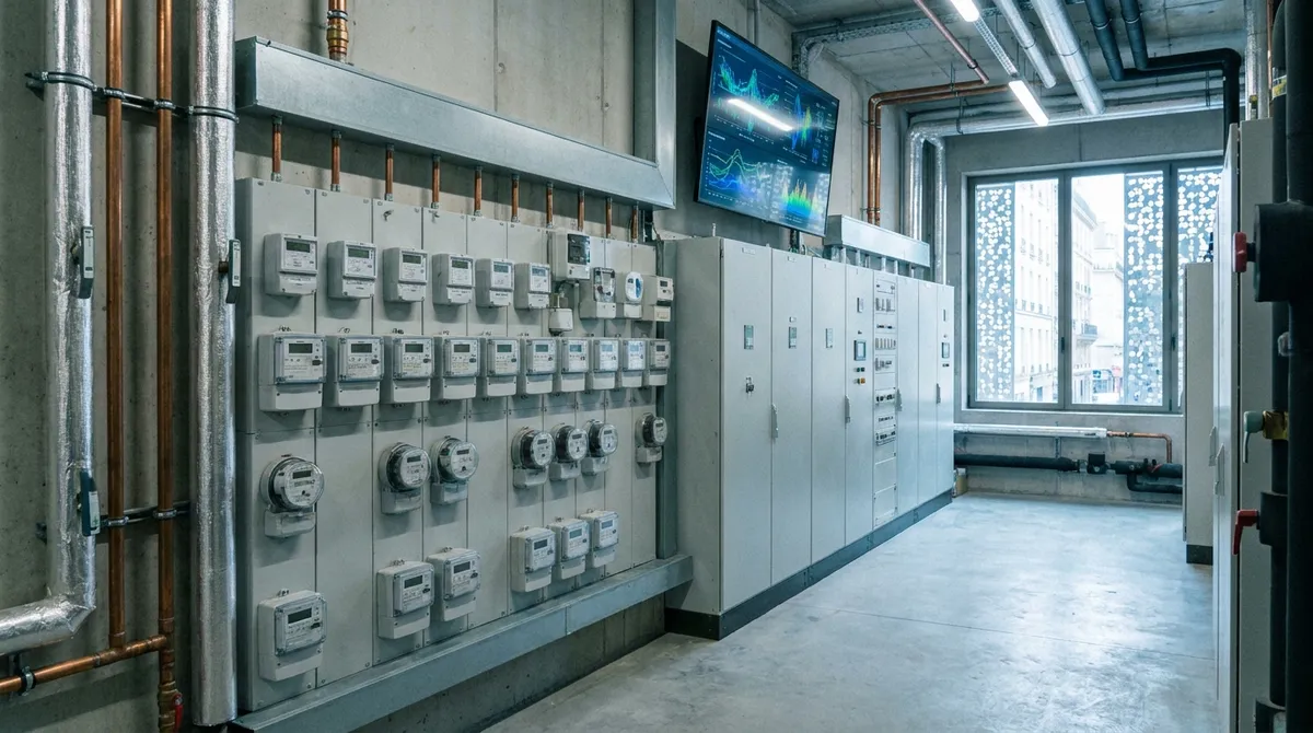 Local technique de comptage et supervision de l'énergie — management ISO 50001